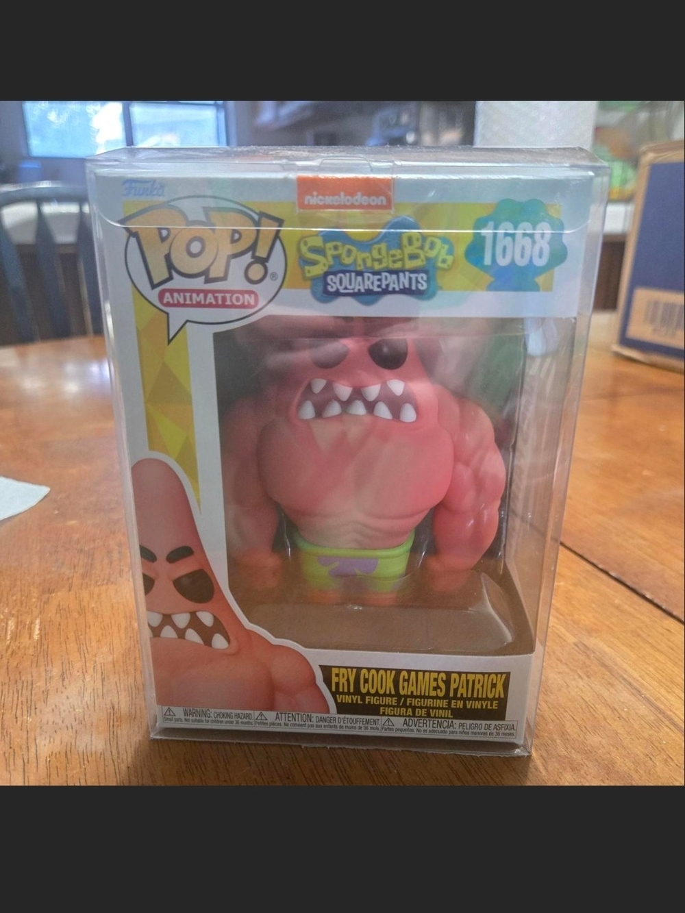 Funko POP! Animation SpongeBob SquarePants Fry Cook Games Patrick